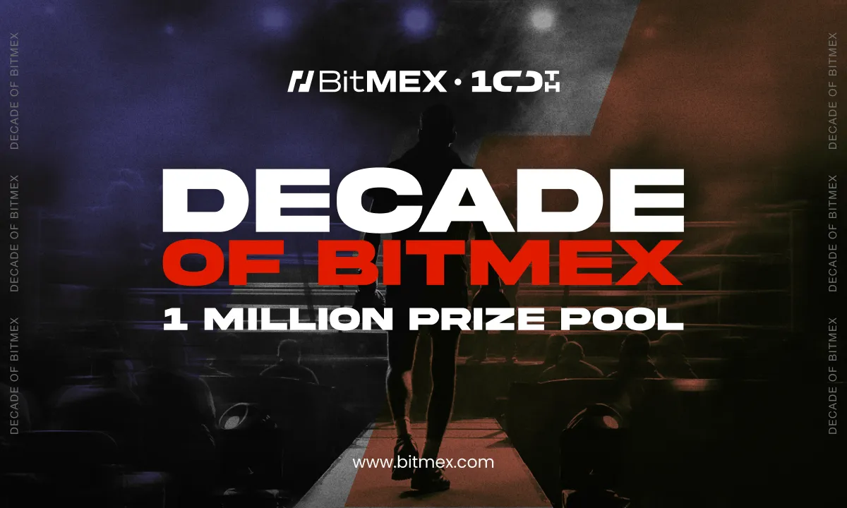 BitMEX发起“BitMEX十年”活动庆祝十周年